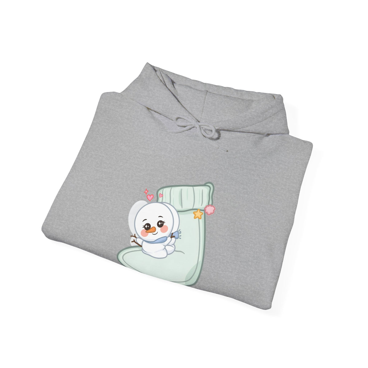 Kawaii Snowman Christmas Hoodie for Cozy Holiday Days