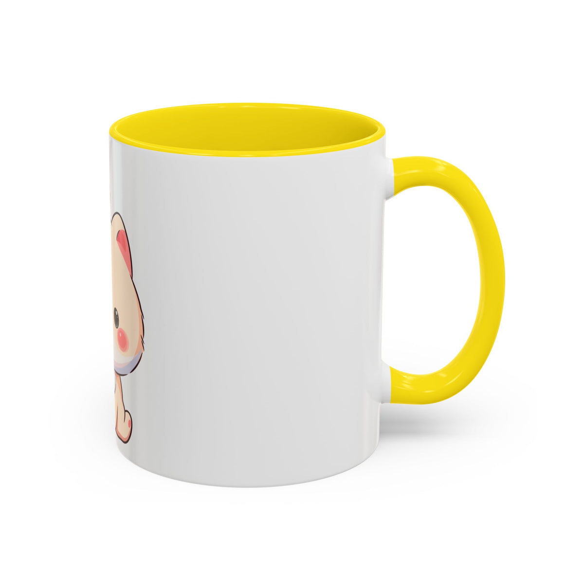 Kawaii Arctic Fox Christmas Mug – Cute Holiday Accent Mug