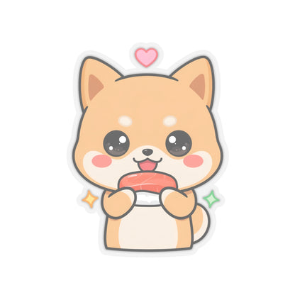 Kawaii Shiba Inu Sushi Sticker for Cute Decor