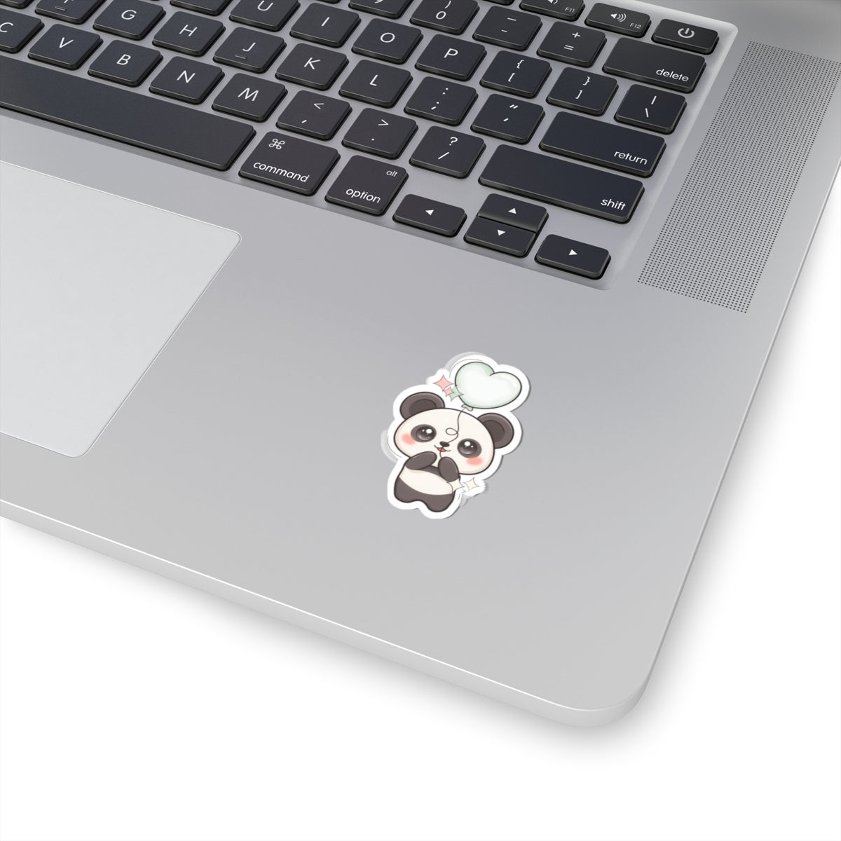 Kawaii Panda Sticker with Balloon for Cute Decor
