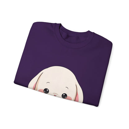 Kawaii Bunny Sweatshirt, Cute Ice Cream Chibi Rabbit