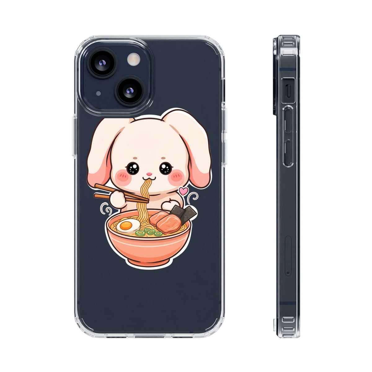 Kawaii Ramen Bunny Clear Impact-Resistant Case