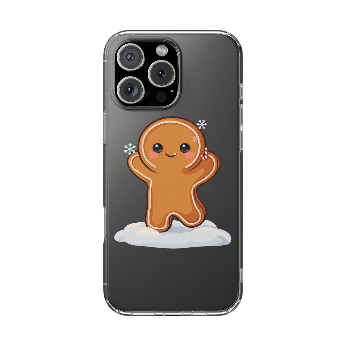 Kawaii Gingerbread Phone Case for Cozy Holiday Fans