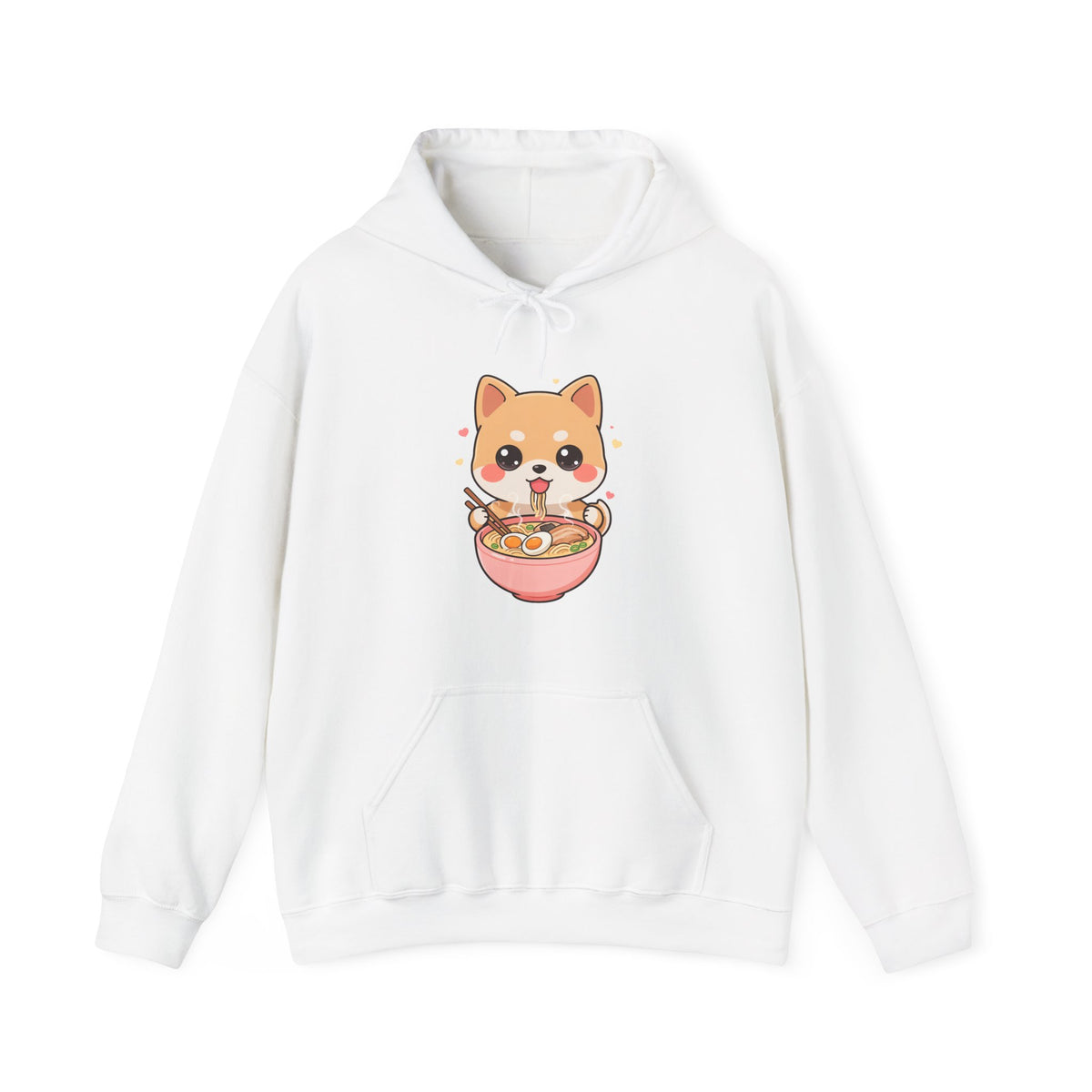 Kawaii Shiba Inu Ramen Hoodie for Cozy Noodle Nights