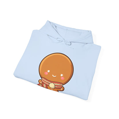 Kawaii Gingerbread Man Hoodie for Cozy Christmas Days