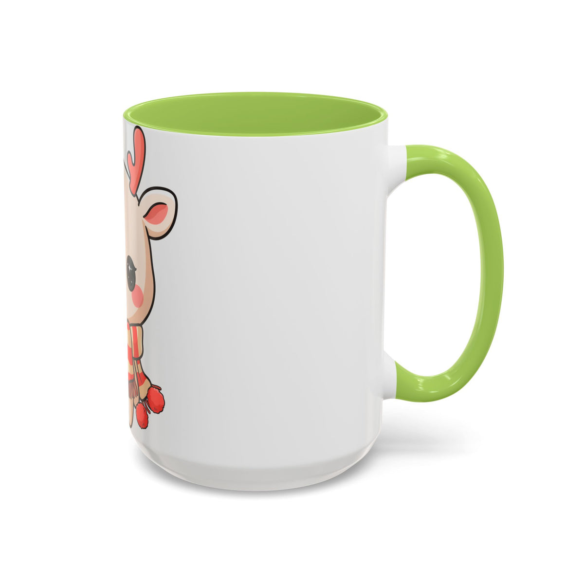 Kawaii Reindeer Christmas Mug for Holiday Fans