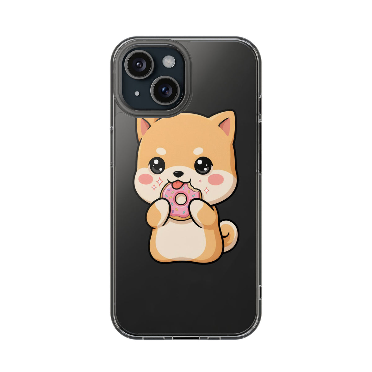 Kawaii Shiba Inu Phone Case with Donut