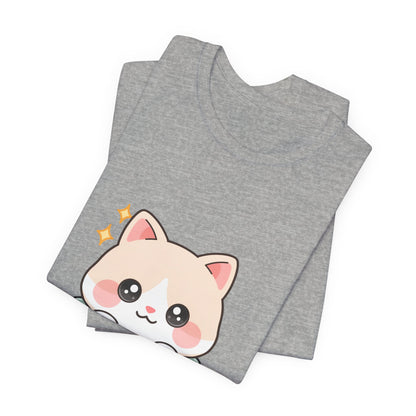 Kawaii Cat T-Shirt for Cute Cat and Chibi Art Fans