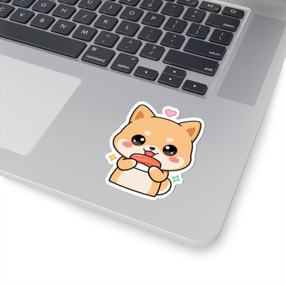 Kawaii Shiba Inu Sushi Sticker for Cute Decor