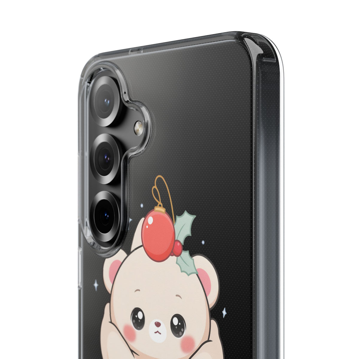 Kawaii Christmas Bear Phone Case for Cozy Holiday Days