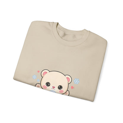 Kawaii Polar Bear Sweatshirt for Cozy Winter Days