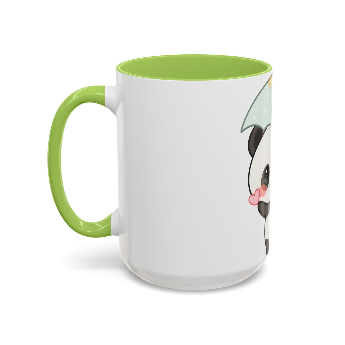 Cute Panda Accent Coffee Mug for Rainy Day Sips
