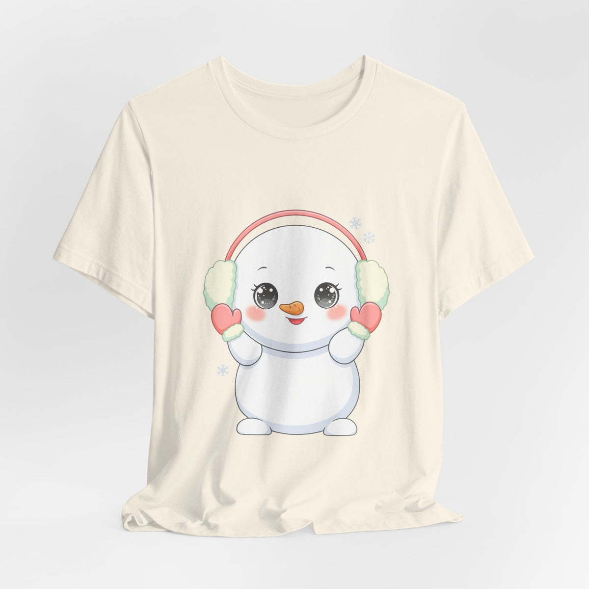 Kawaii Snowman T-Shirt for Cute Winter Style