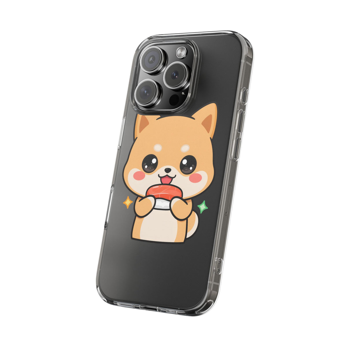 Kawaii Shiba Inu Phone Case for Sushi Lovers