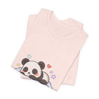 Sleeping Panda T-Shirt, Cute Kawaii Gift for Panda Lovers