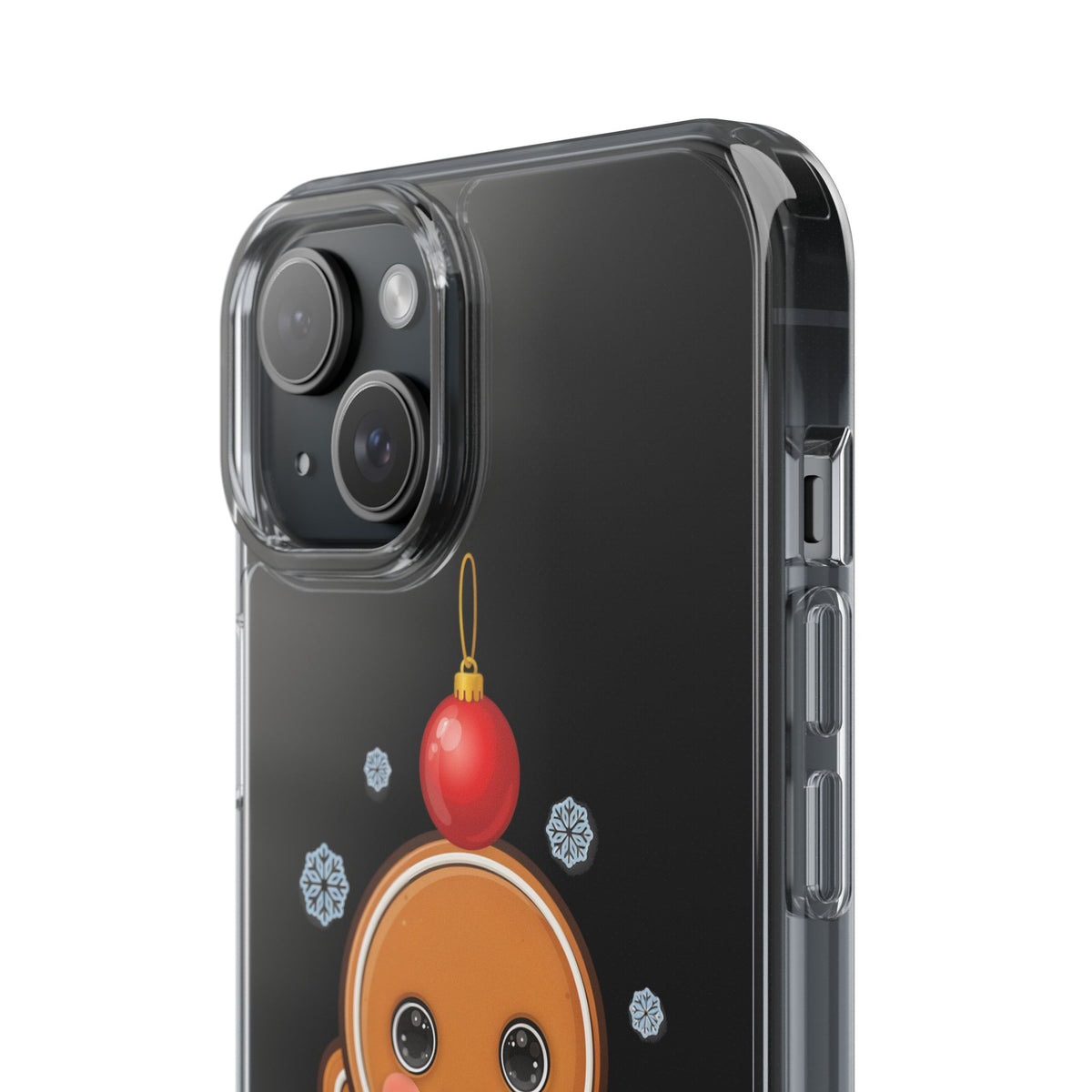 Christmas Gingerbread Phone Case, Cute Kawaii Holiday Gift