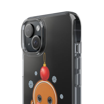 Christmas Gingerbread Phone Case, Cute Kawaii Holiday Gift