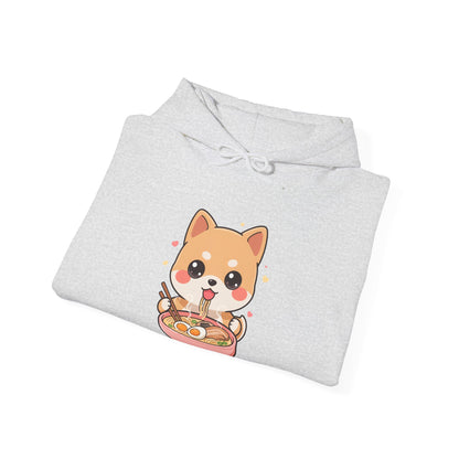 Kawaii Shiba Inu Ramen Hoodie for Cozy Noodle Nights