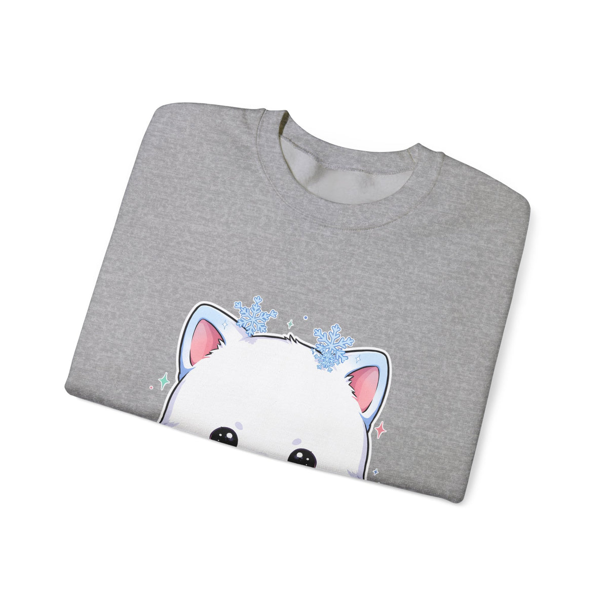 Kawaii Arctic Fox Sweatshirt for Cute Winter Animal Lovers