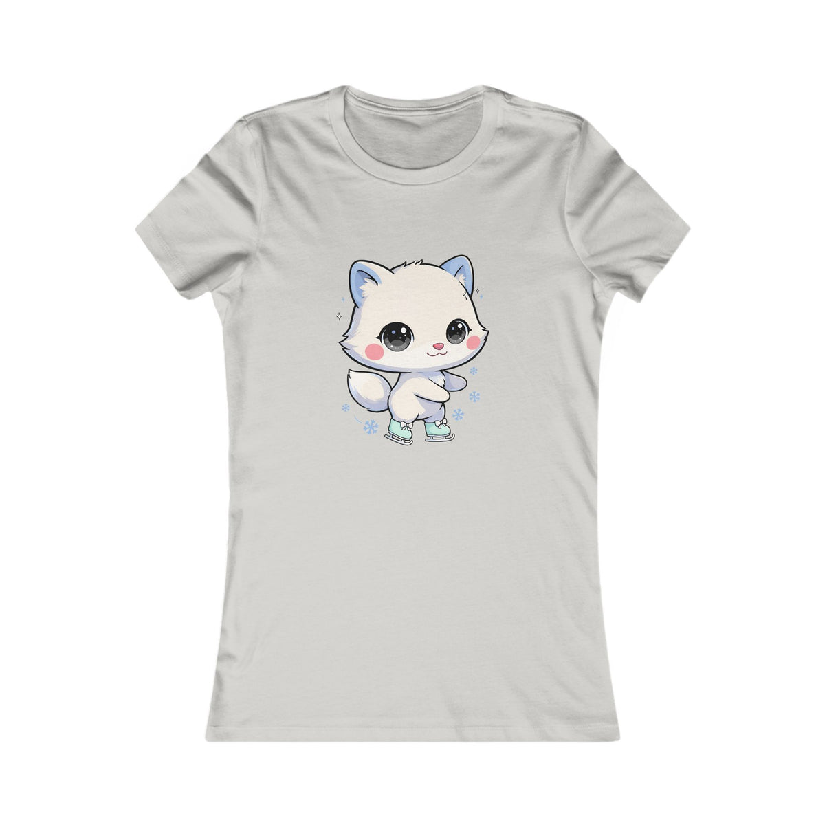 Kawaii Arctic Fox T-Shirt for Cute Winter Style