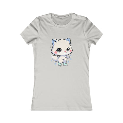 Kawaii Arctic Fox T-Shirt for Cute Winter Style
