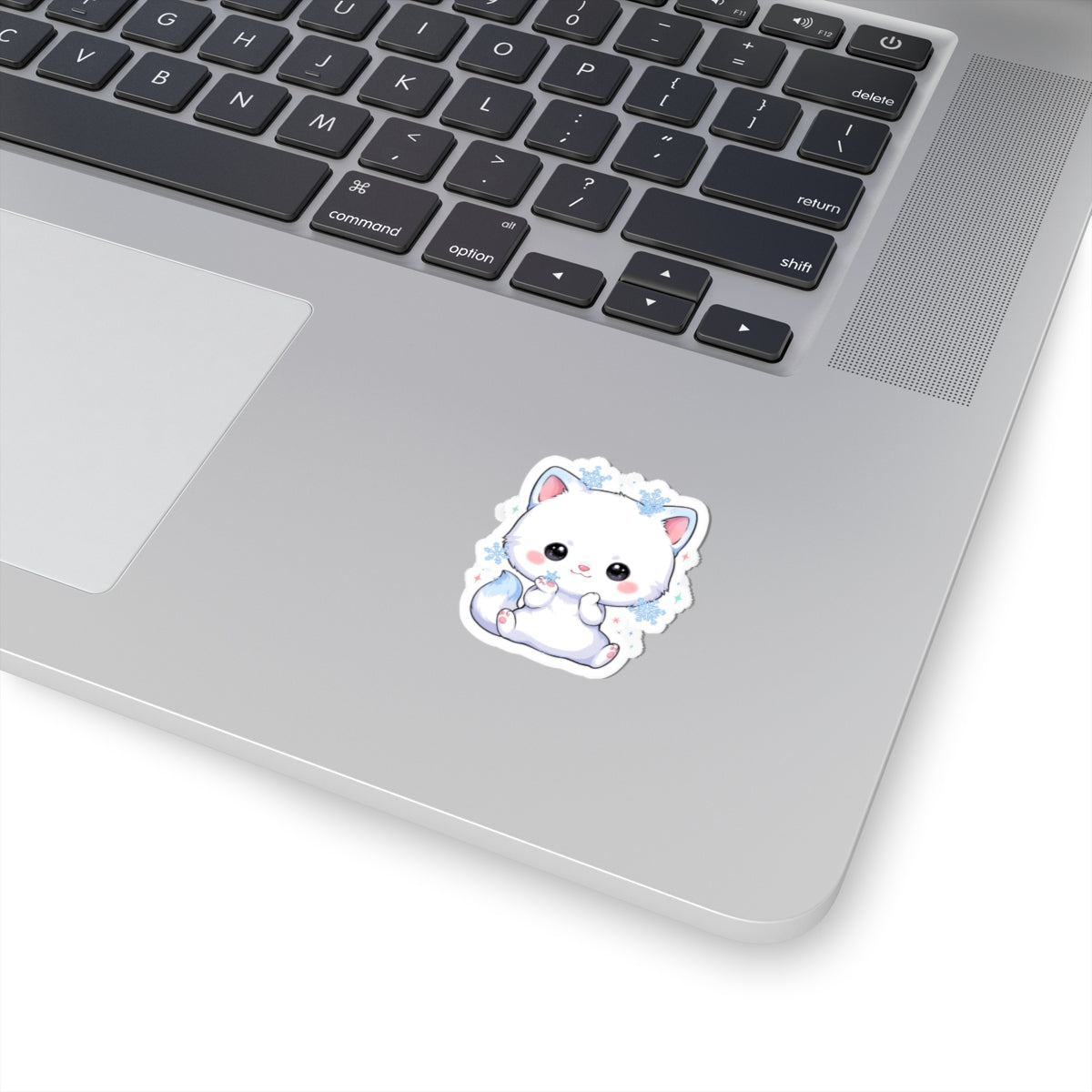 Arctic Fox Sticker, Cute Winter Gift for Fox Lovers