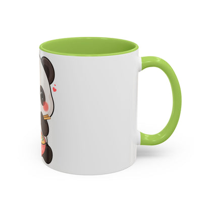 Kawaii Panda Ramen Mug, Cute Accent Coffee Mug
