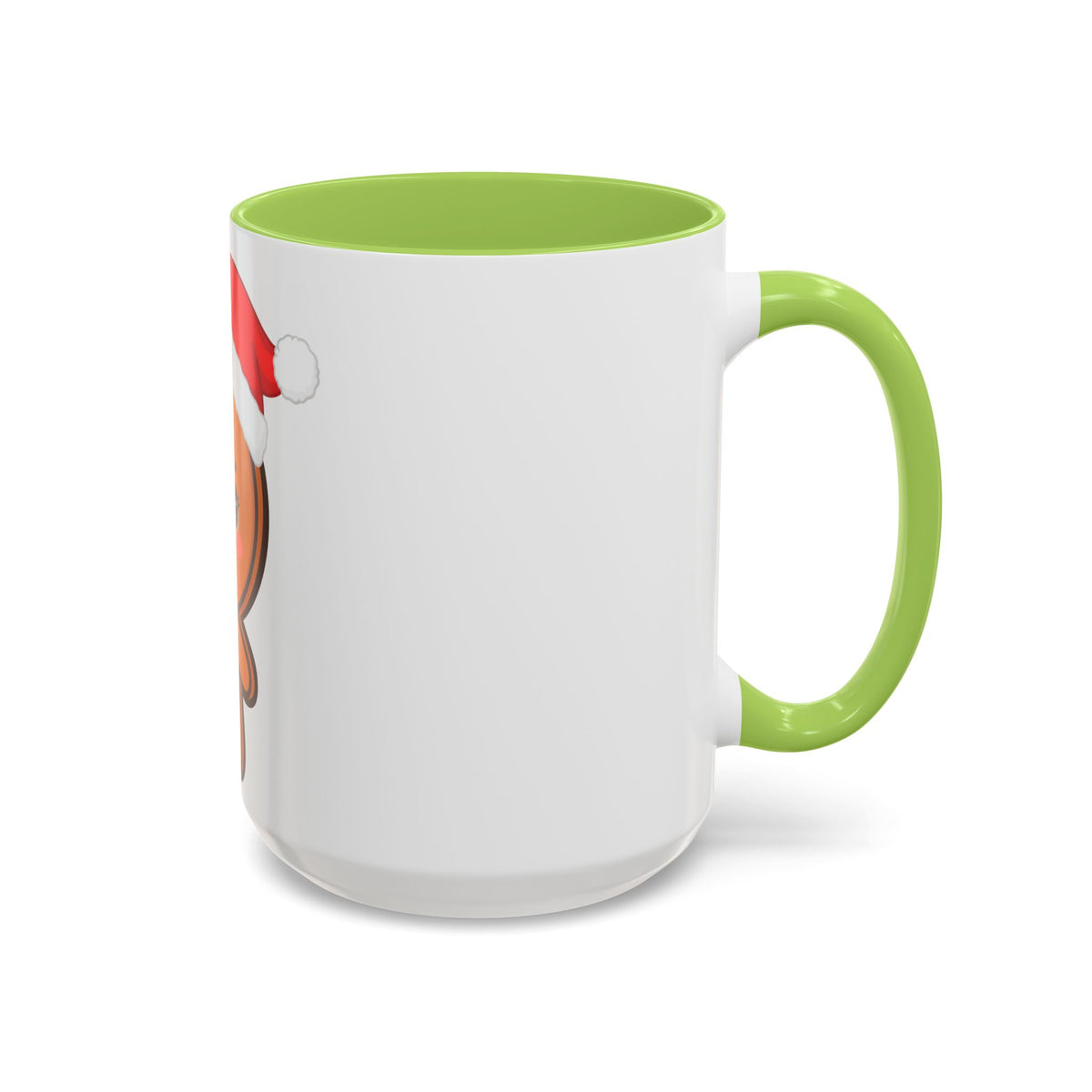 Gingerbread Man Christmas Mug, 11oz or 15oz Accent Coffee Mug