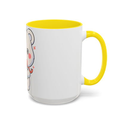 Kawaii Polar Bear Mug, Cute Gift Accent Coffee Mug