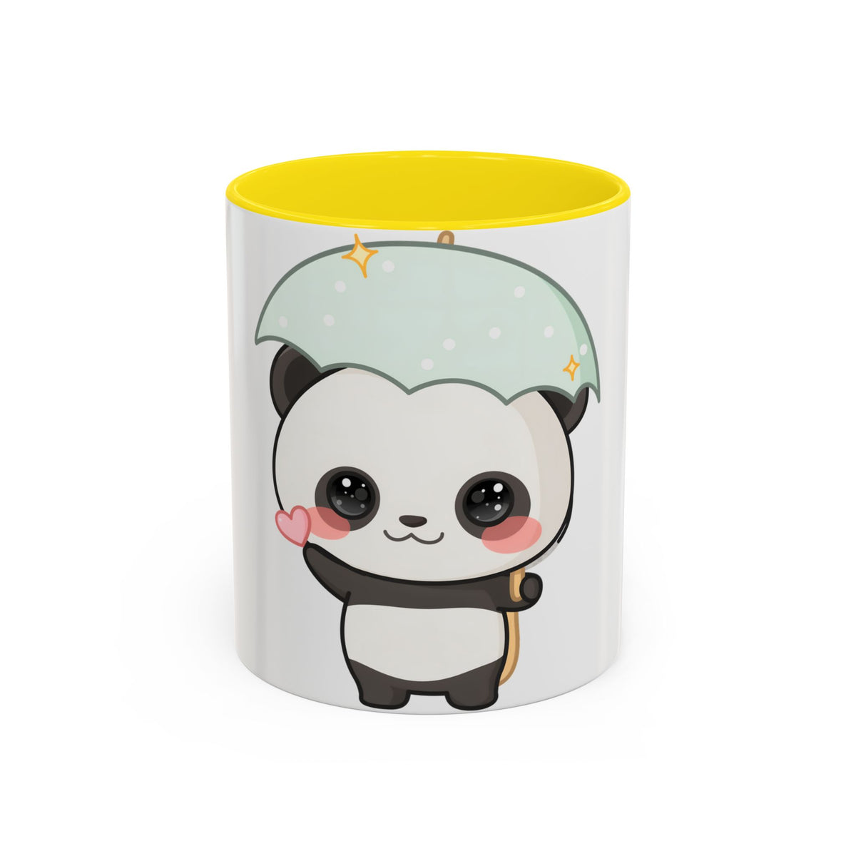 Cute Panda Accent Coffee Mug for Rainy Day Sips