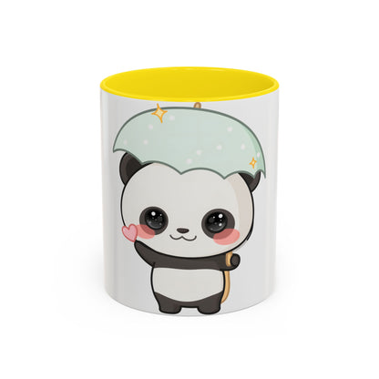 Cute Panda Accent Coffee Mug for Rainy Day Sips