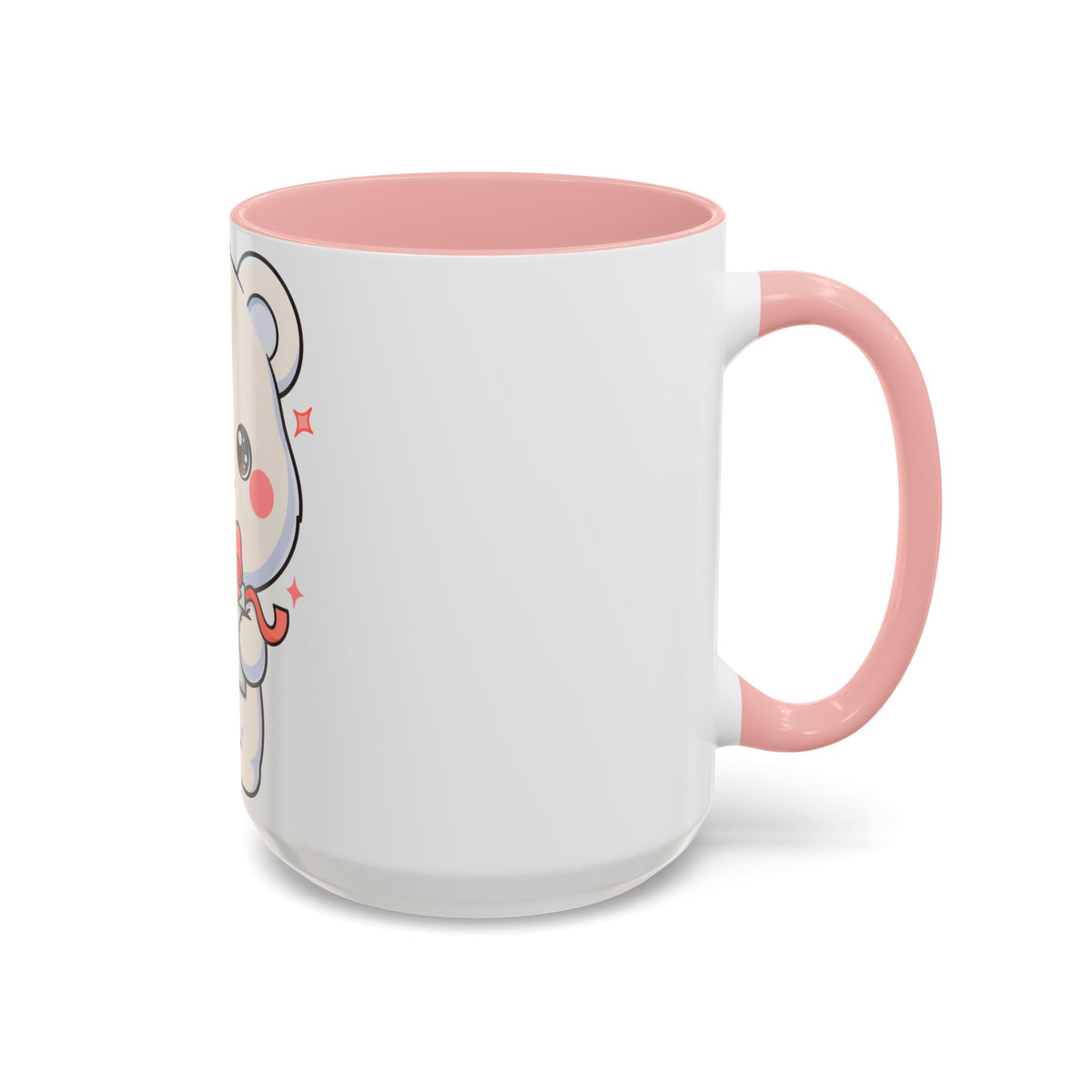 Kawaii Polar Bear Mug, Cute Gift Accent Coffee Mug