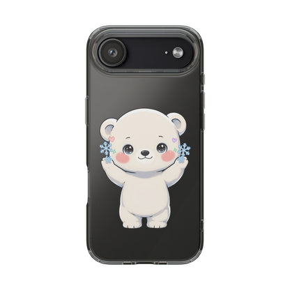 Kawaii Polar Bear Phone Case for a Cozy Winter Gift