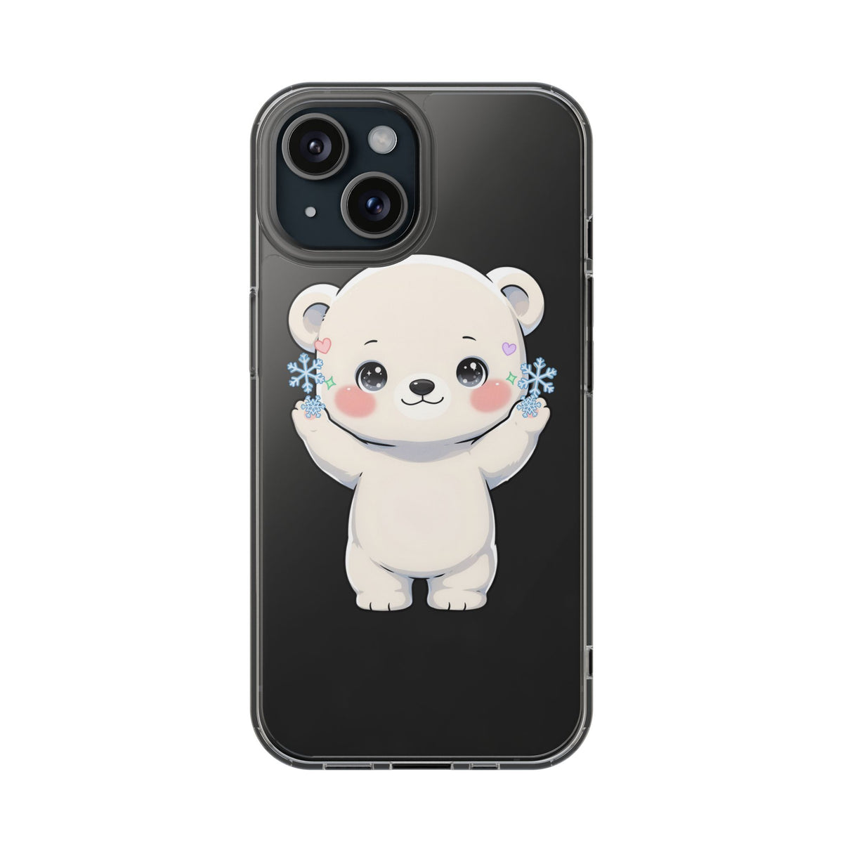Kawaii Polar Bear Phone Case for a Cozy Winter Gift