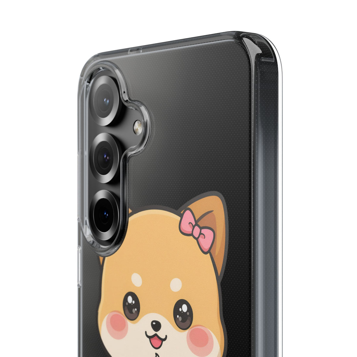 Kawaii Shiba Inu Phone Case with Latte