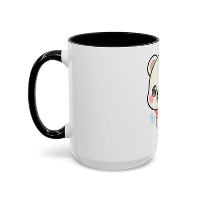 Polar Bear Ice Skating Mug – Cute Accent Coffee Mug