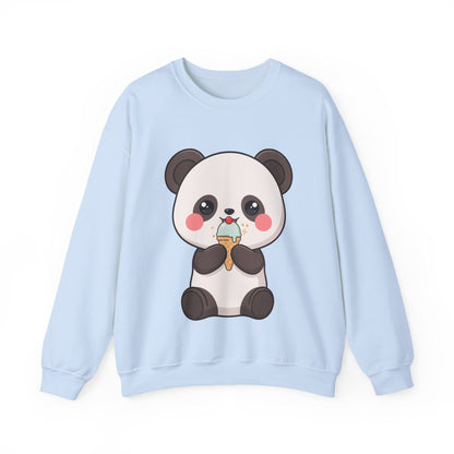 Kawaii Panda Sweatshirt – Cute Ice Cream Crewneck