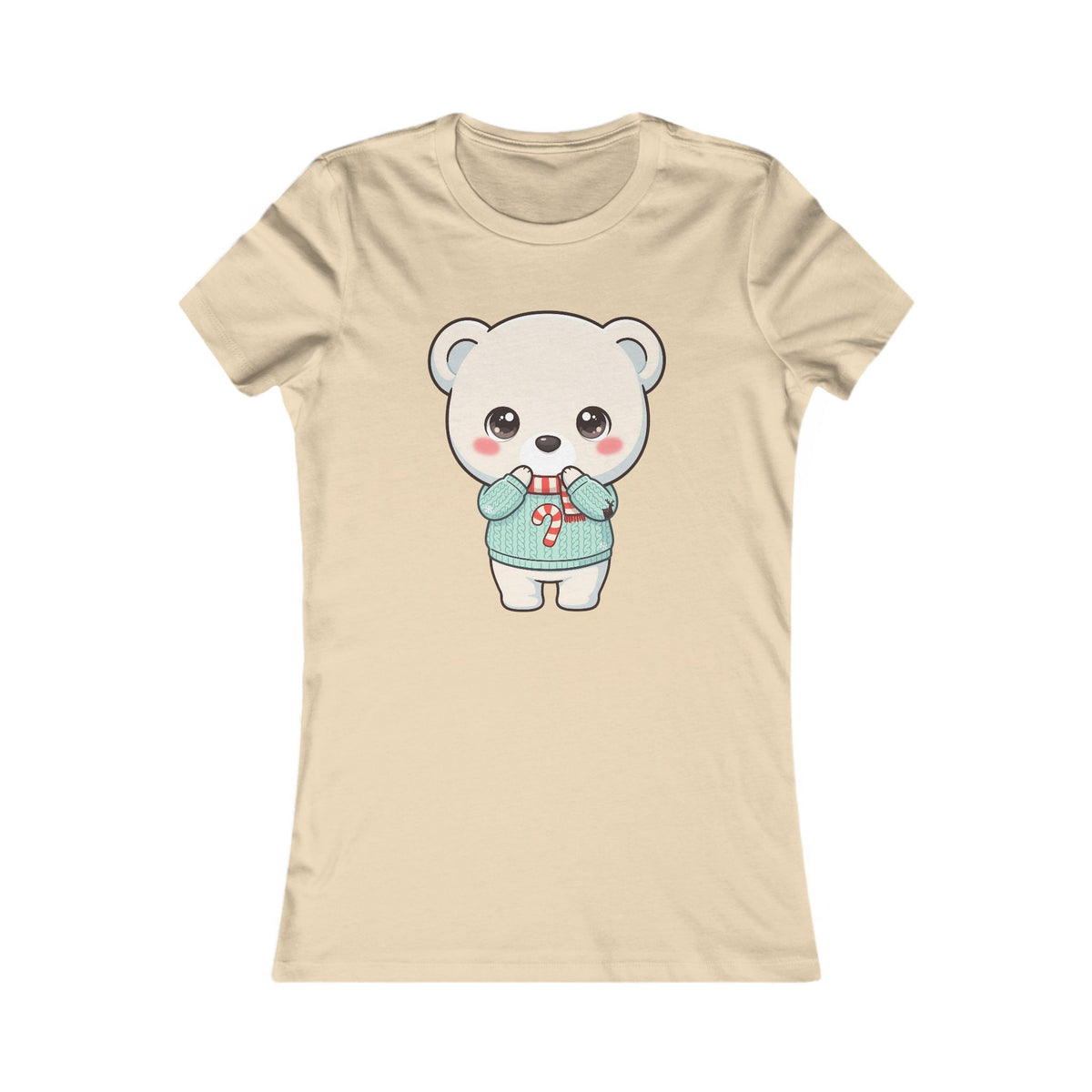 Kawaii Christmas Polar Bear Women's Tee