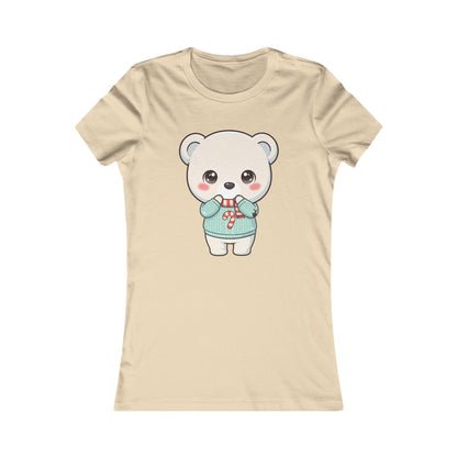 Kawaii Christmas Polar Bear Women's Tee