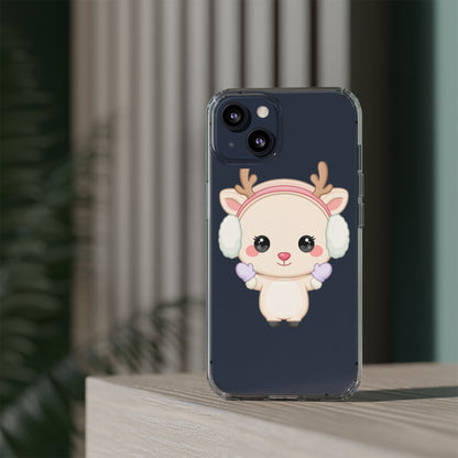 Kawaii Reindeer Phone Case for Cozy Cute Style