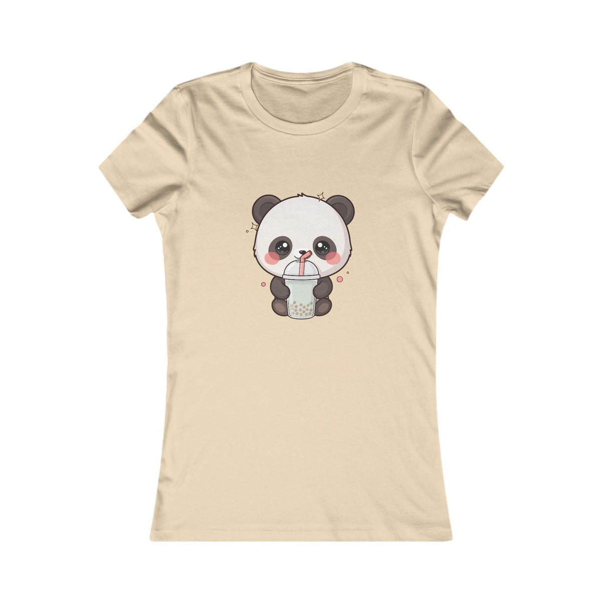 Kawaii Panda Bubble Tea Women's Favorite Tee
