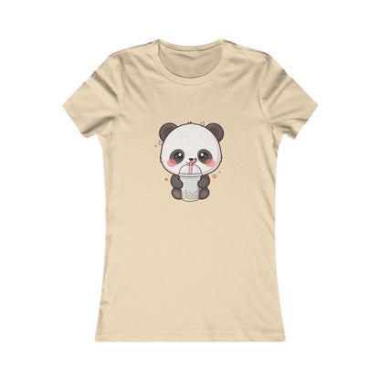 Kawaii Panda Bubble Tea Women's Favorite Tee