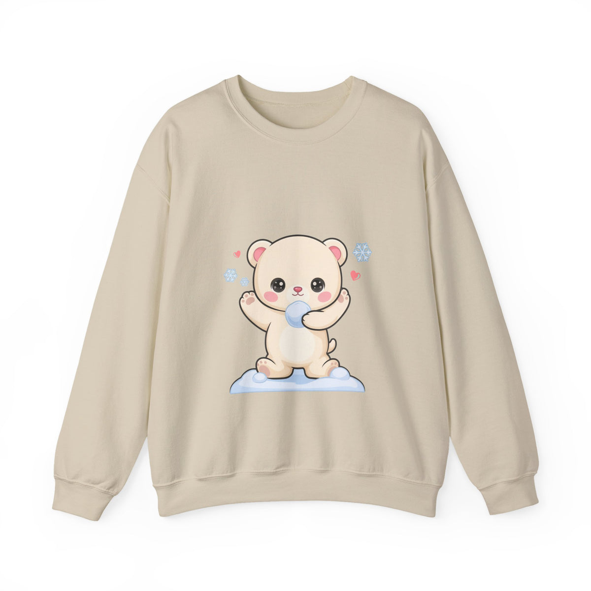 Kawaii Polar Bear Sweatshirt for Cozy Winter Days