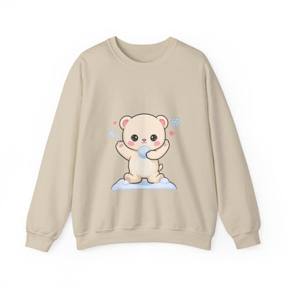 Kawaii Polar Bear Sweatshirt for Cozy Winter Days