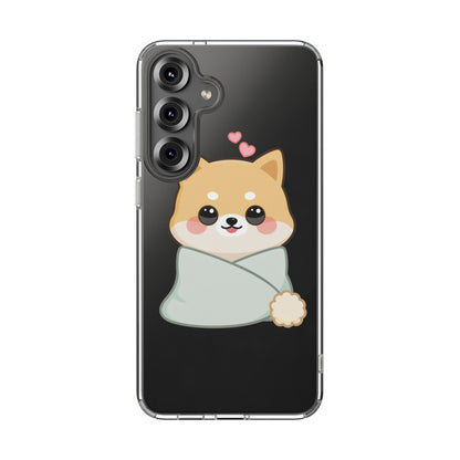 Kawaii Shiba Inu Phone Case, Cozy Valentine Gift
