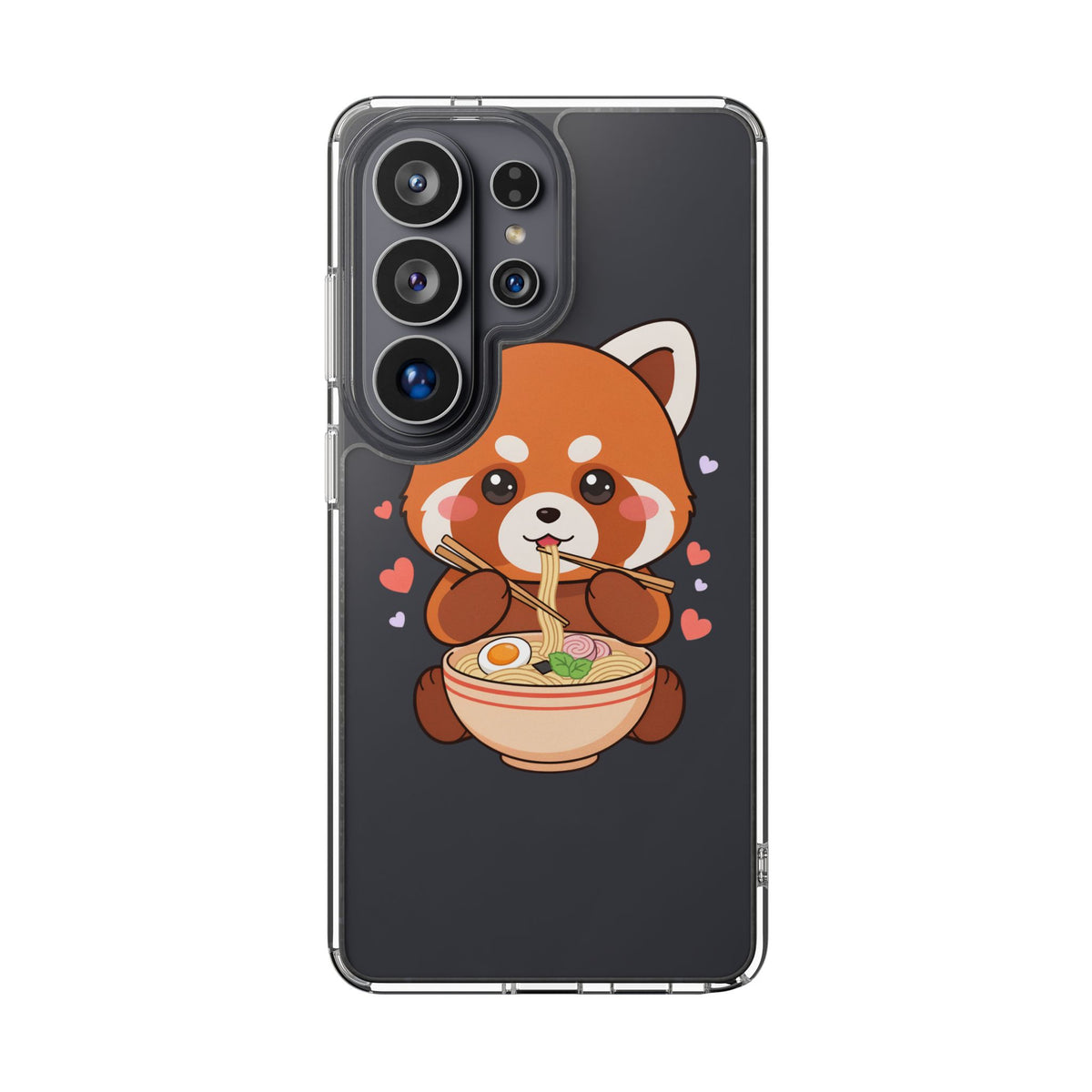 Red Panda Ramen Phone Case – Kawaii Food Lover Gift