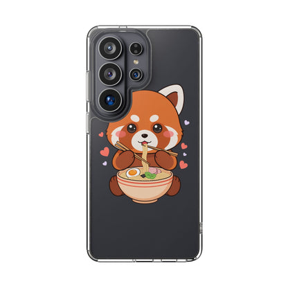 Red Panda Ramen Phone Case – Kawaii Food Lover Gift