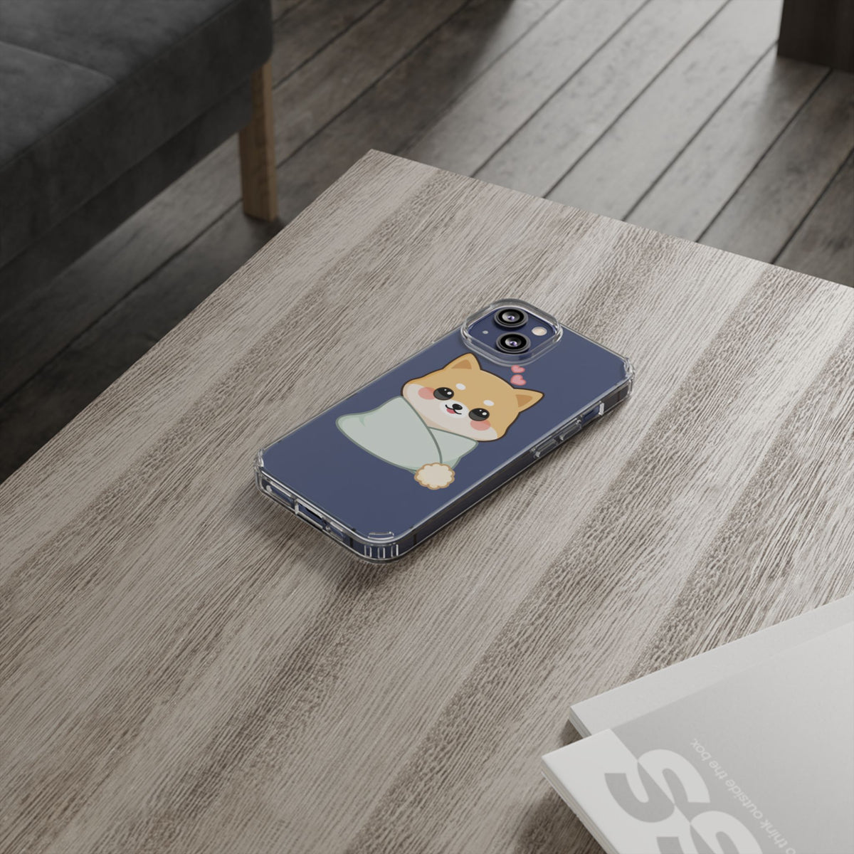Kawaii Shiba Inu Phone Case, Cozy Valentine Gift