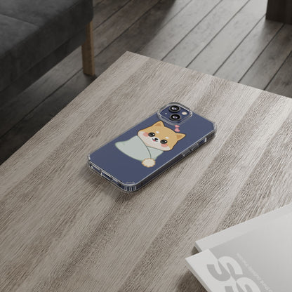Kawaii Shiba Inu Phone Case, Cozy Valentine Gift