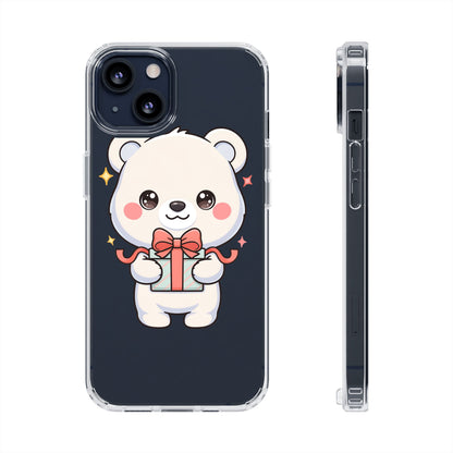 Kawaii Polar Bear Gift Phone Case for Holiday Gifting